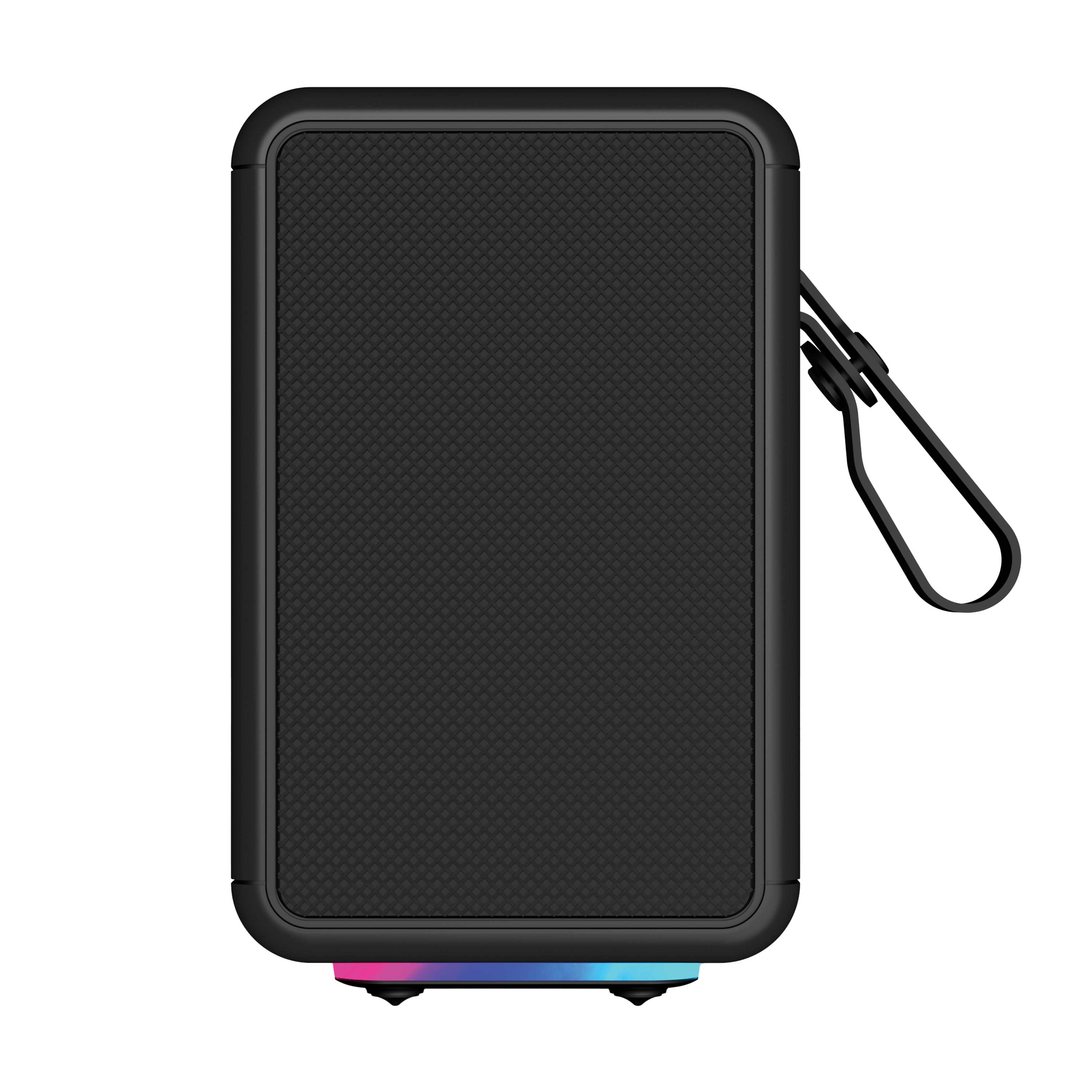 Black mellow Mini 15W Portable Bluetooth Speaker with strap