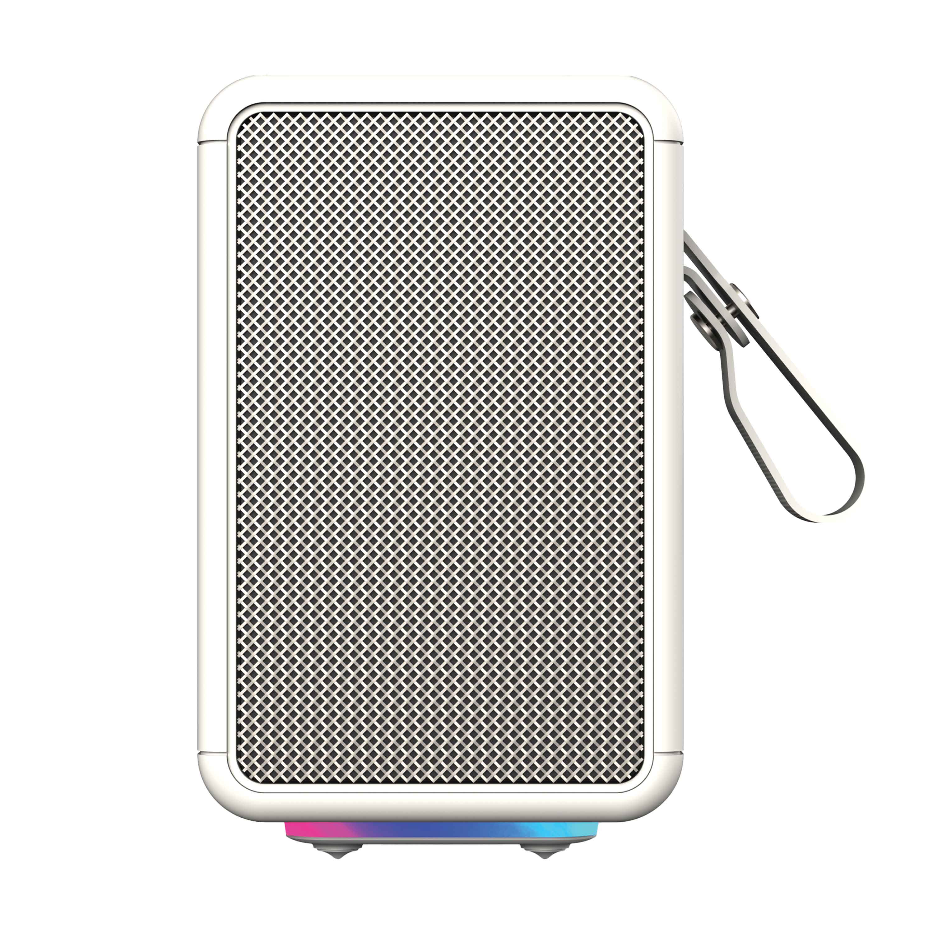 Cream mellow Mini 15W Portable Bluetooth Speaker with strap
