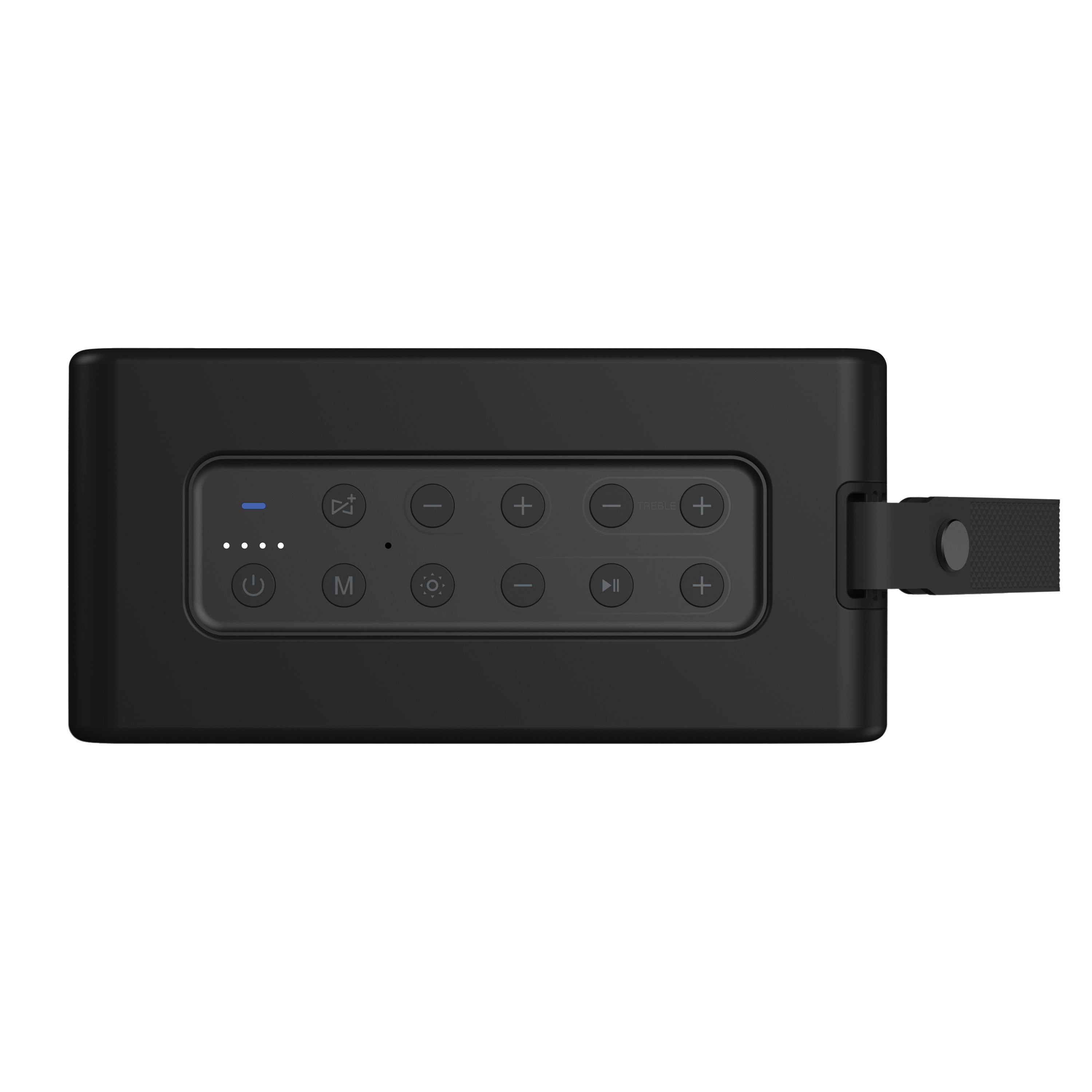 mellow Maxi 80W Bluetooth Speaker black top view