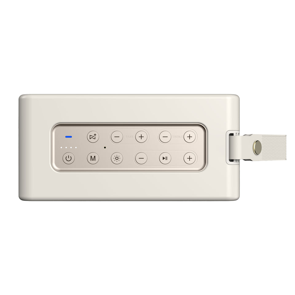 mellow Maxi 80W Bluetooth Speaker Cream top view